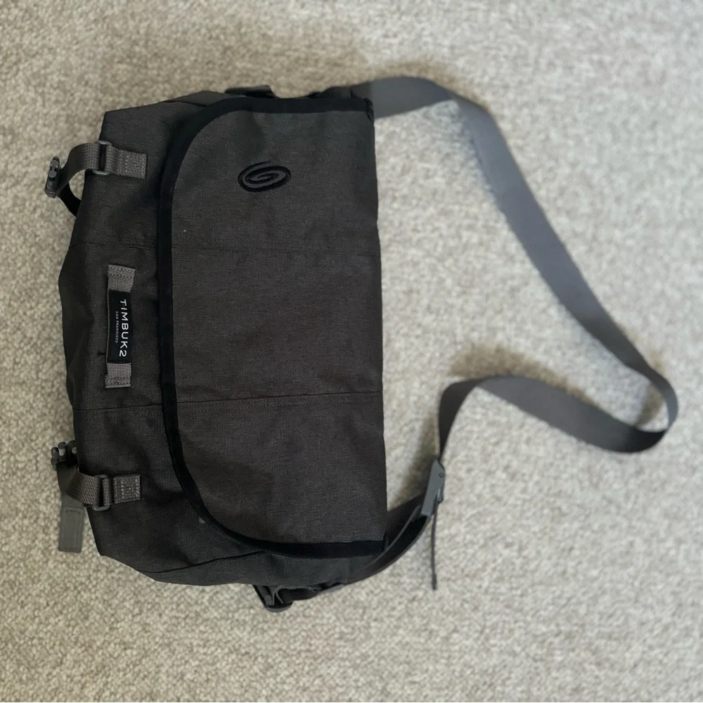 Dark grey Timbuk2 small messenger bag